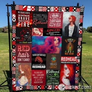 Just A Redhead Quilt Blanket Yct8  Quilt